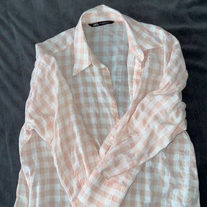 PINK & WHITE DRESS SHIRT